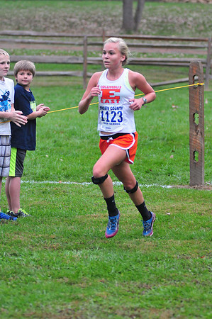 IHSAA Boys/Girls Cross Country sectional-Brown County